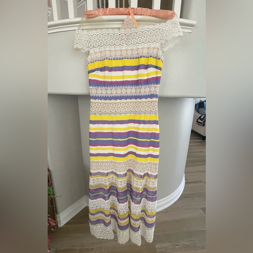 Tadashi Shoji Off The Shoulder Gown